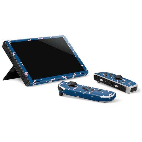 Blue Spring Nintendo Switch OLED (2021) Skin